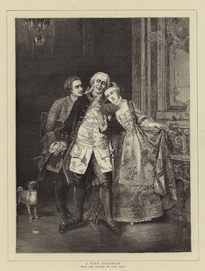 Un guardián amable de Carl Heinrich Hoff