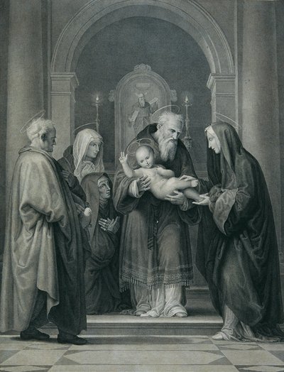 La Ofrenda en el Templo de Carl Heinrich Rahl