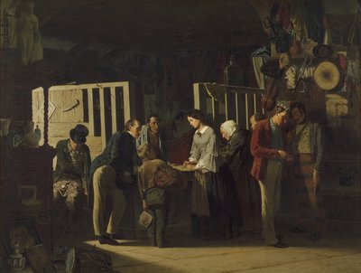 La casa de empeños II, 1859 de Carl Hendrik d Unker
