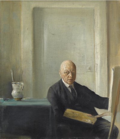 Autorretrato de Carl Holsoe