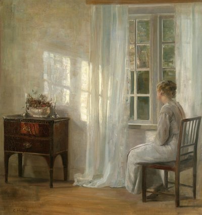 Esperando junto a la ventana de Carl Holsoe