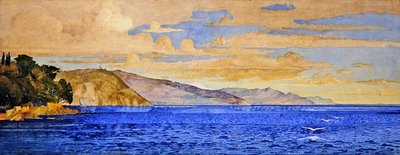 Santa Margherita y el mar de Aegeri de Carl Johan Forsberg