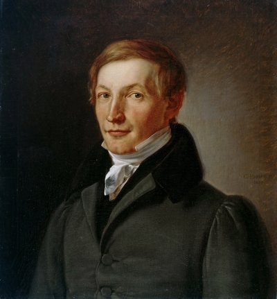 Retrato del director de jardinería Peter Joseph Lenné de Carl Joseph Begas