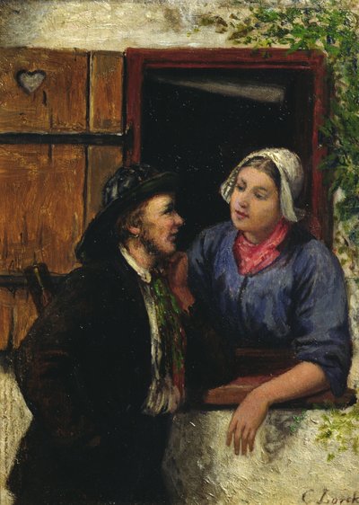 El piloto y su esposa de Carl Julius Lorck