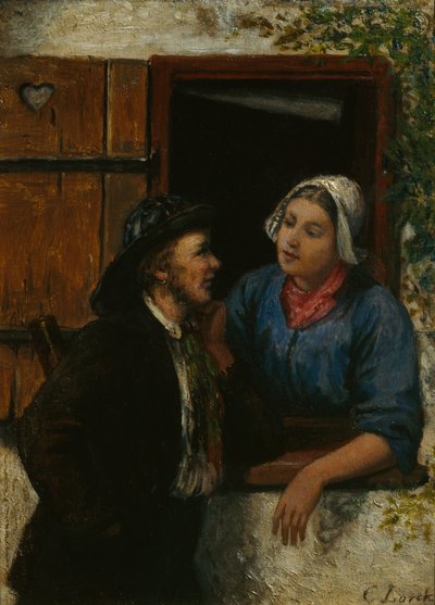 El piloto y su esposa. de Carl Julius Lorck
