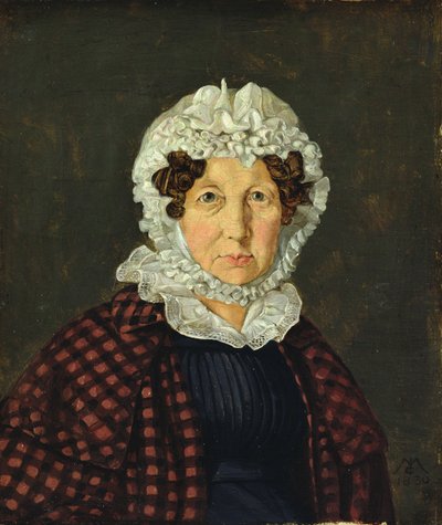 Maria Christine Hubbe, 1830 de Carl Julius Milde