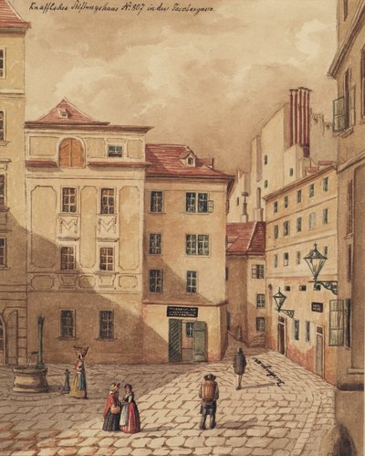 La Casa de la Fundación Knaffelsche en Jacobergasse No. 807 en Viena de Carl L. Wiesböck