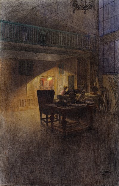 En el Piano de Carl Larsson
