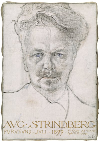 August Strindberg, 1899 de Carl Larsson