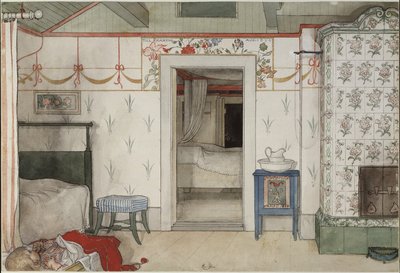 La Siesta de Brita, de la serie Un Hogar, c.1895 de Carl Larsson