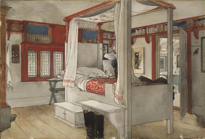 La Habitación de Papá, de la serie Un Hogar, c.1895 de Carl Larsson