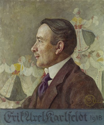 Erik Axel Karlfeldt, 1918 de Carl Larsson
