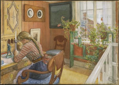 Redacción de cartas de Carl Larsson