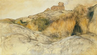 Castillo de Marstrand, 1893 de Carl Larsson