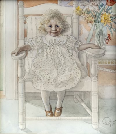 Retrato de Inga-Maria Thiel de Carl Larsson