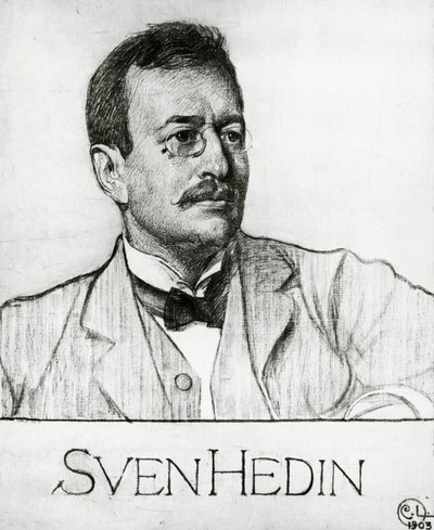 Retrato de Sven Anders Hedin de Carl Larsson