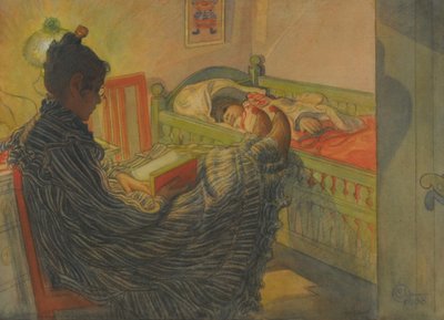 El Llamado Enfermo de Carl Larsson