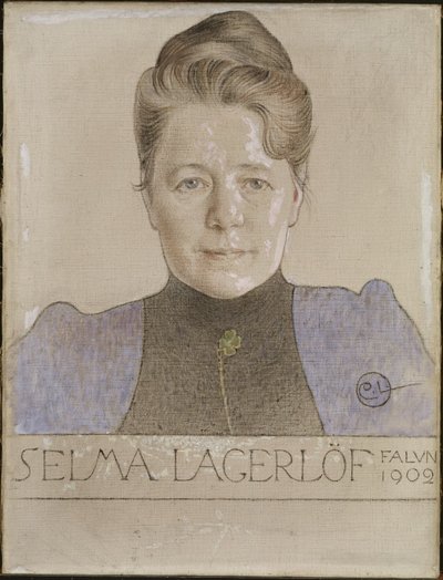 La escritora Selma Lagerlöf de Carl Larsson