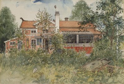 La Cabaña, de la serie Un Hogar, c.1895 de Carl Larsson