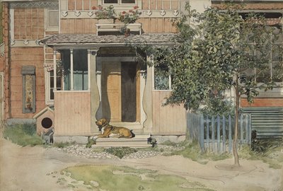 La Veranda, de la serie Un Hogar, c.1895 de Carl Larsson