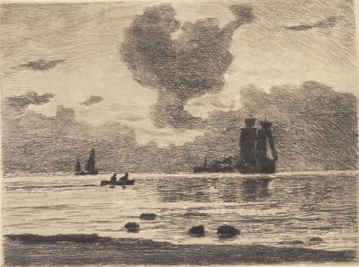 Tarde en el mar de Carl Locher