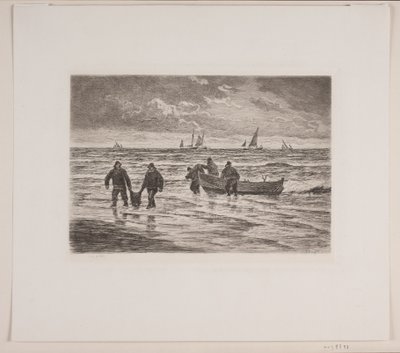 Fangsten bæres i land de Carl Locher