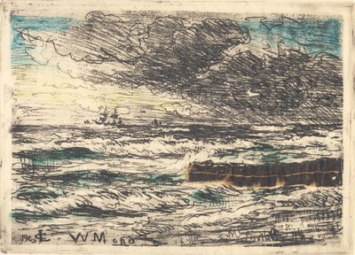 Tormenta en Tisvilde de Carl Locher