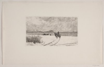 Día de invierno en Hornbæk de Carl Locher