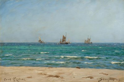 C.Locher, veleros en Skagen de Carl Ludvig Locher