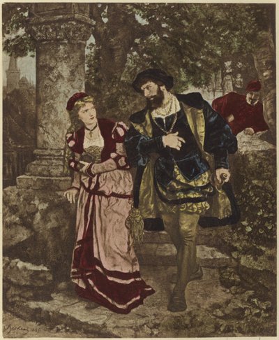 Fausto y Margarita de Carl Ludwig Friedrich Becker