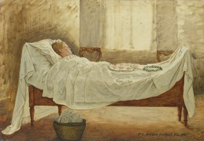 Lecho de muerte de Carl Ludwig Jessen