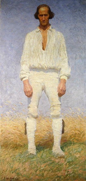 Un Trabajador de la Cosecha de Hessen de Carl Ludwig Noah Bantzer