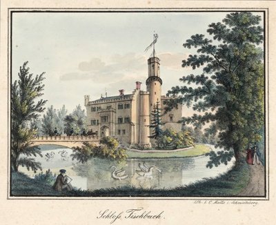 Castillo de Fischbach (Silesia) de Carl Mattis