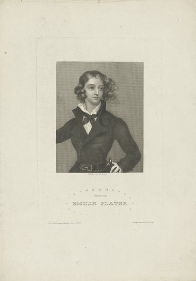 Retrato de Emilia Plater 1806-1831, ca. 1834 de Carl Mayer