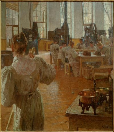 En la fábrica de café de Carl Moll
