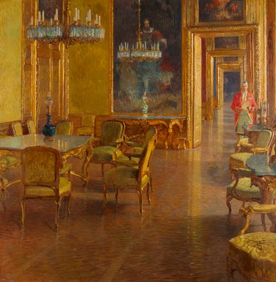 Interior del palacio de invierno del Príncipe Eugenio de Saboya en Himmelpfortgasse de Carl Moll