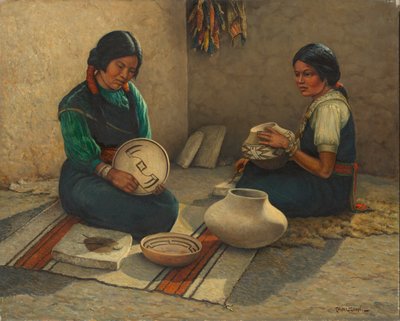 Pintores de cerámica Hopi de Carl Moon