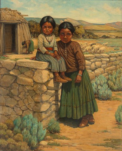 Hermanas Navajo de Carl Moon