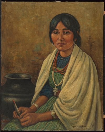 Mujer de Taos de Carl Moon