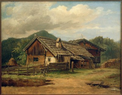 Casas de campo en Schlehdorf de Carl Morgenstern