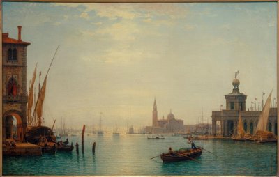 Venecia, Canal Grande, Vista de S.Giorgio de Carl Morgenstern