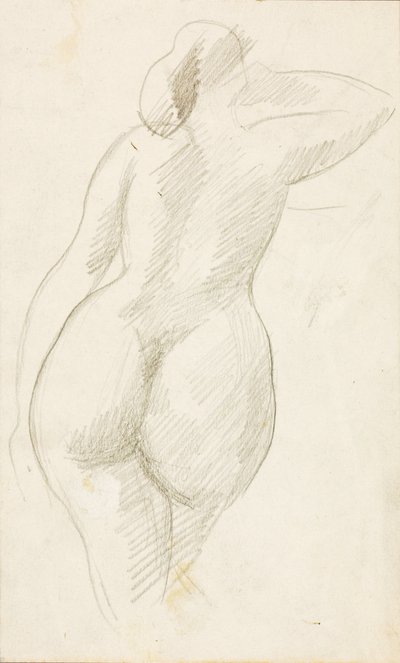 Vista trasera de desnudo femenino de Carl Newman