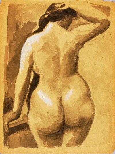 Vista trasera de desnudo femenino de Carl Newman