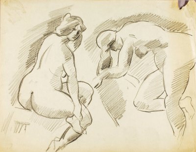 Desnudo femenino (dos) de Carl Newman