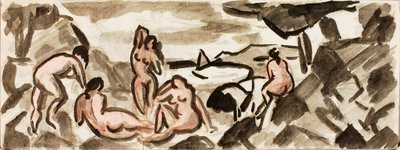 Grupo de desnudos femeninos de Carl Newman