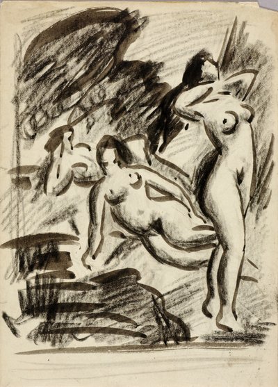 Grupo de tres desnudos femeninos de Carl Newman