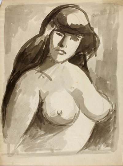 Torso femenino desnudo de Carl Newman