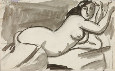 Desnudo femenino reclinado de Carl Newman
