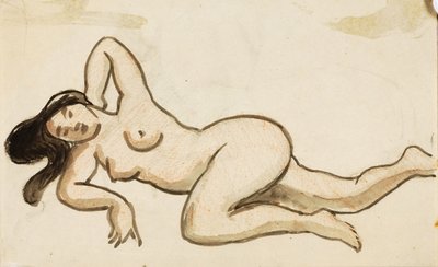 Desnudo femenino reclinado de Carl Newman