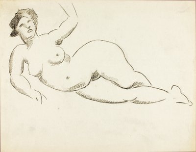 Desnudo femenino reclinado de Carl Newman